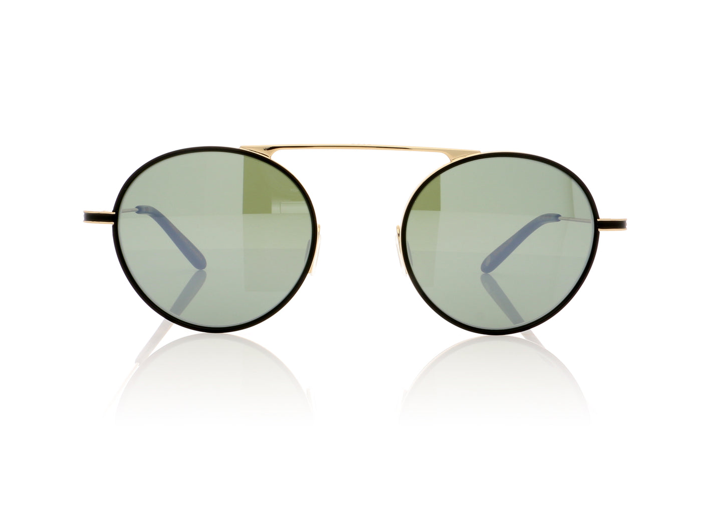 Garrett Leight Zeno MBK-G-MBK Matte Black Sunglasses - Front