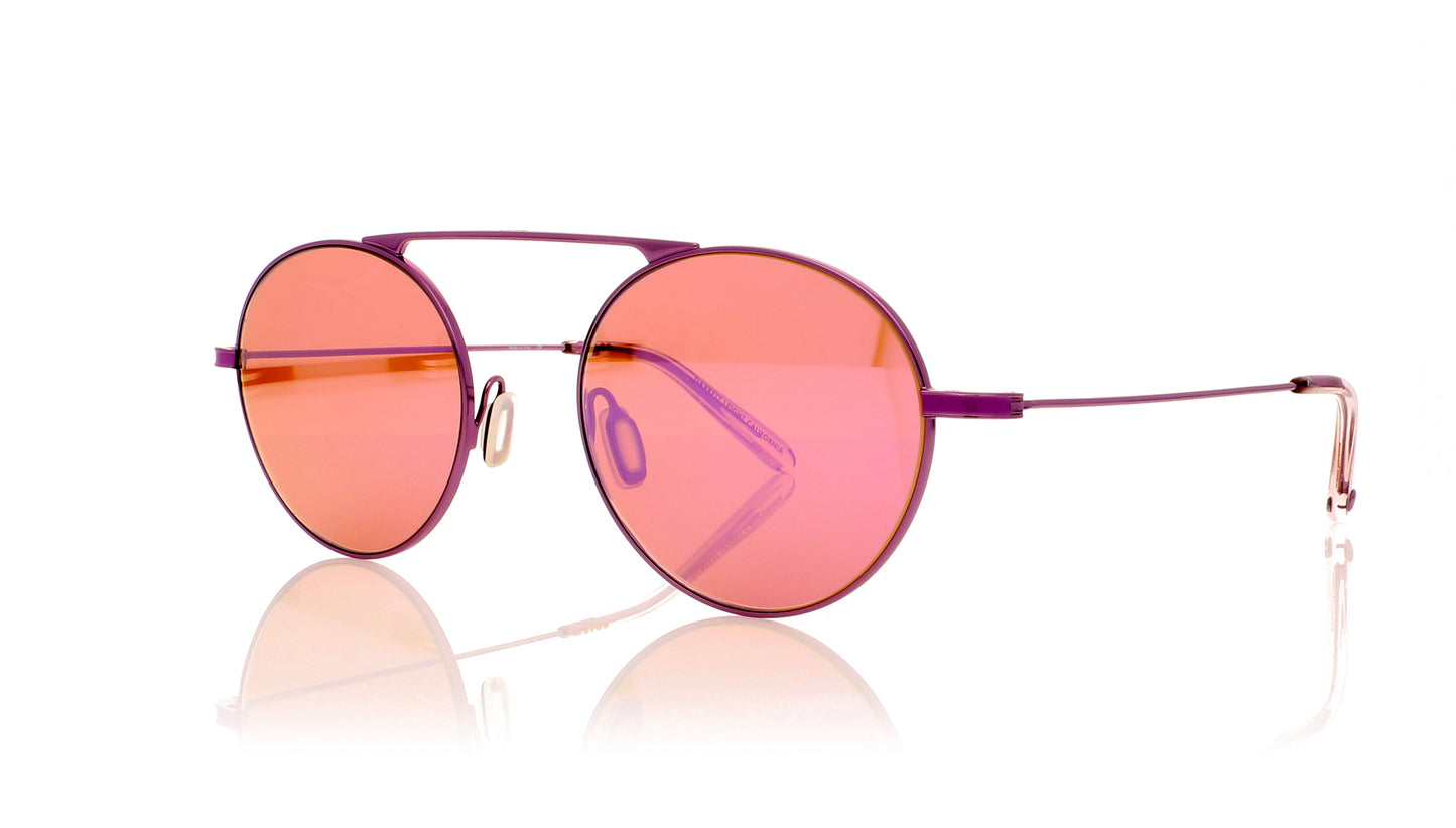 Garrett Leight Zeno M 4014 PU-LA Purple lavendar Sunglasses - Angle