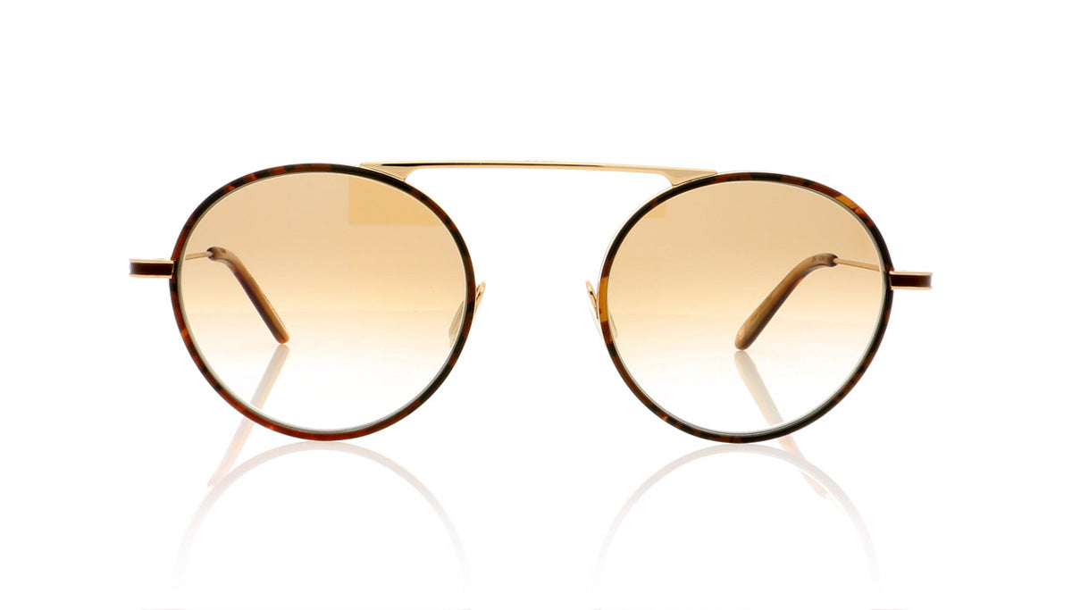 Garrett Leight Zeno RT-G-WHT/BG Red Tortoise Sunglasses - Front