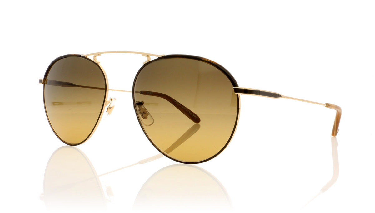 Garrett Leight Innes 4023 DKWR/OIG Dark Wave Rock Sunglasses - Angle