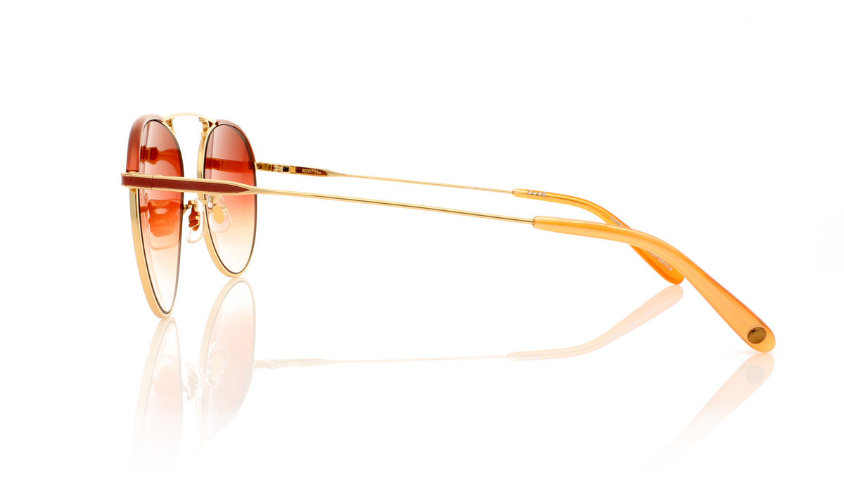 Garrett Leight Innes 4023 MRPL/COPLM Merlot Pearl Sunglasses - Side