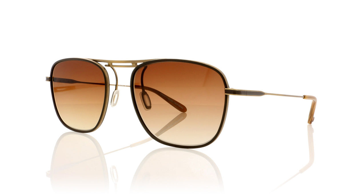 Garrett Leight Canal 4026 MESP-SG/SFSEG Matte Espresso Sunglasses - Angle