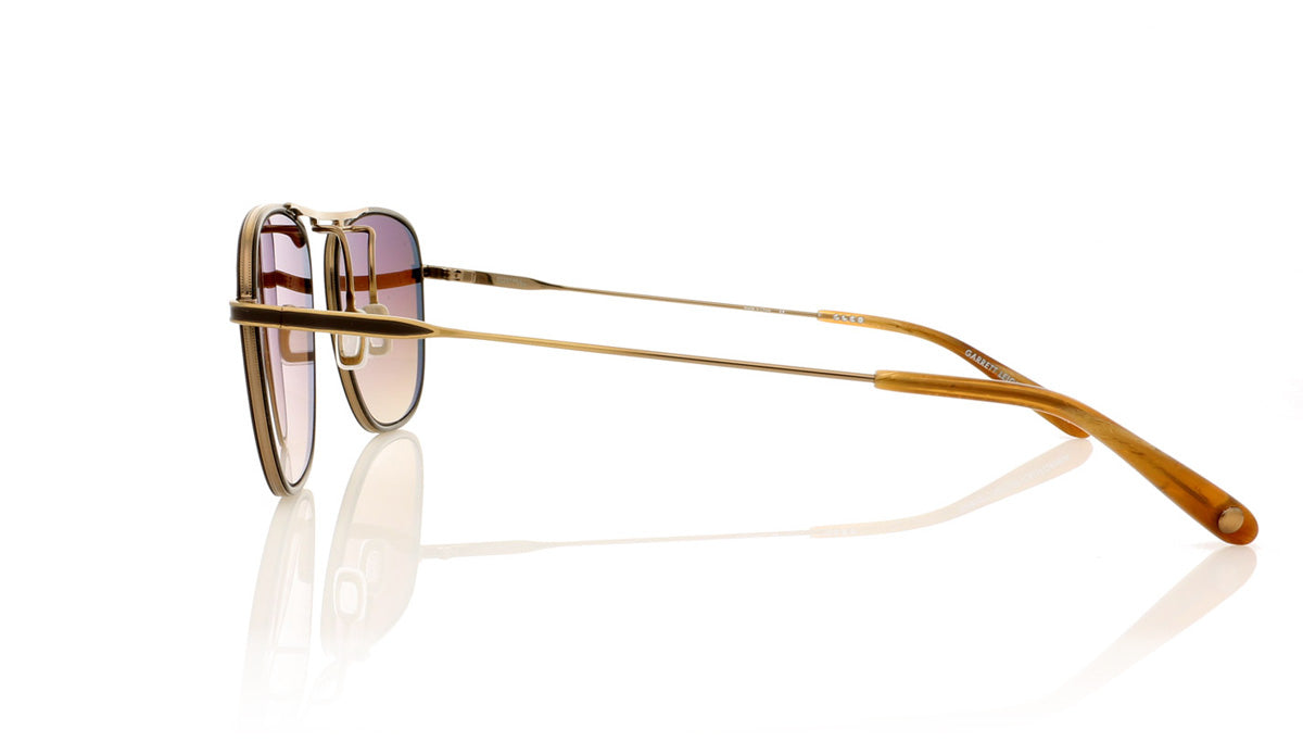 Garrett Leight Canal 4026 MESP-SG/SFSEG Matte Espresso Sunglasses - Side