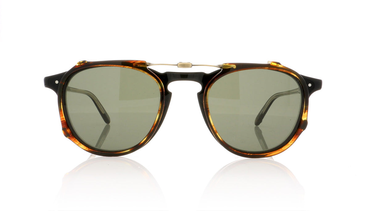 Garrett Leight Hampton 5001 CN Chestnt Clip - Front