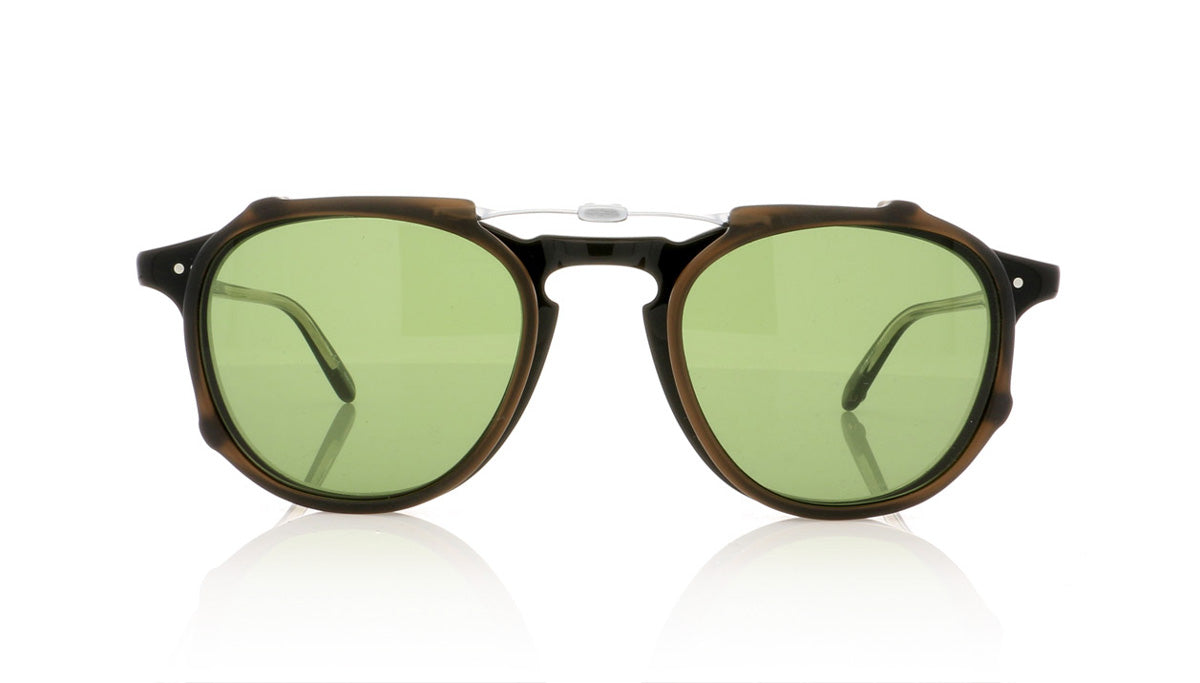 Garrett Leight Hampton 5001 MESP Matte Espresso Clip - Front