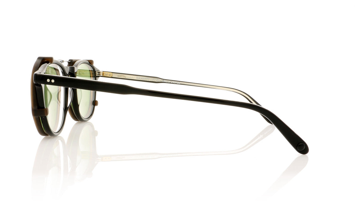 Garrett Leight Hampton 5001 MESP Matte Espresso Clip - Side