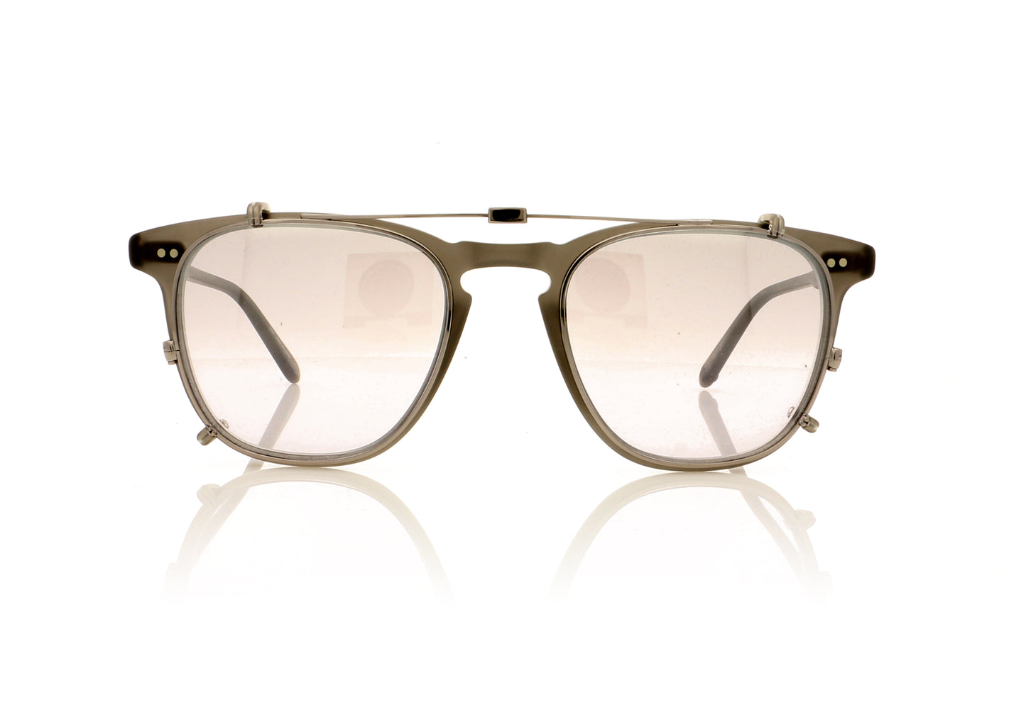 Garrett Leight Brooks 5006 BK/SMIRM Black Clip - Front