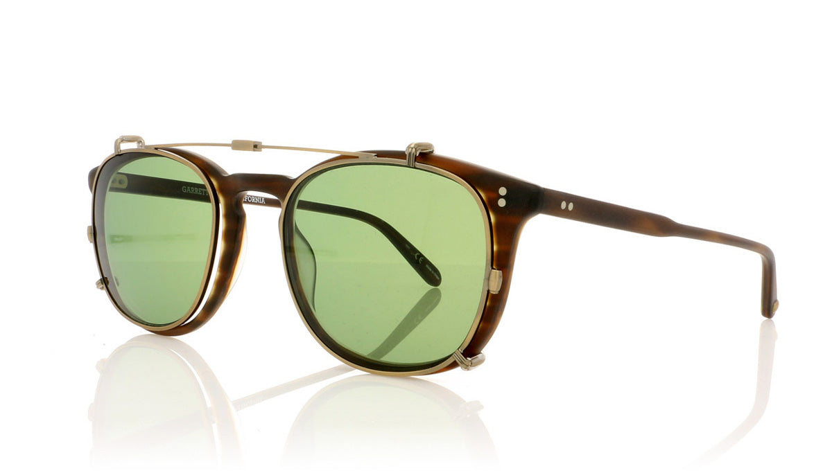 Garrett Leight Kinney 5007 G/GRN Gold Clip - Angle