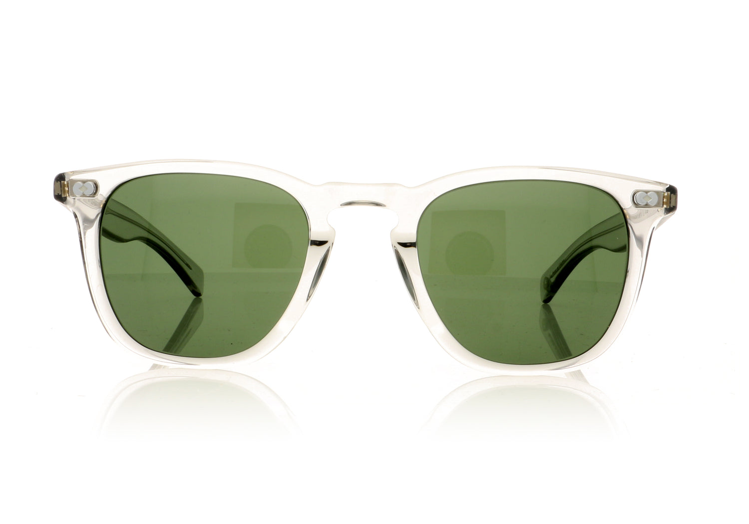 Garrett Leight Brooks X LLG/PG15 LLG Pure Green Sunglasses - Front
