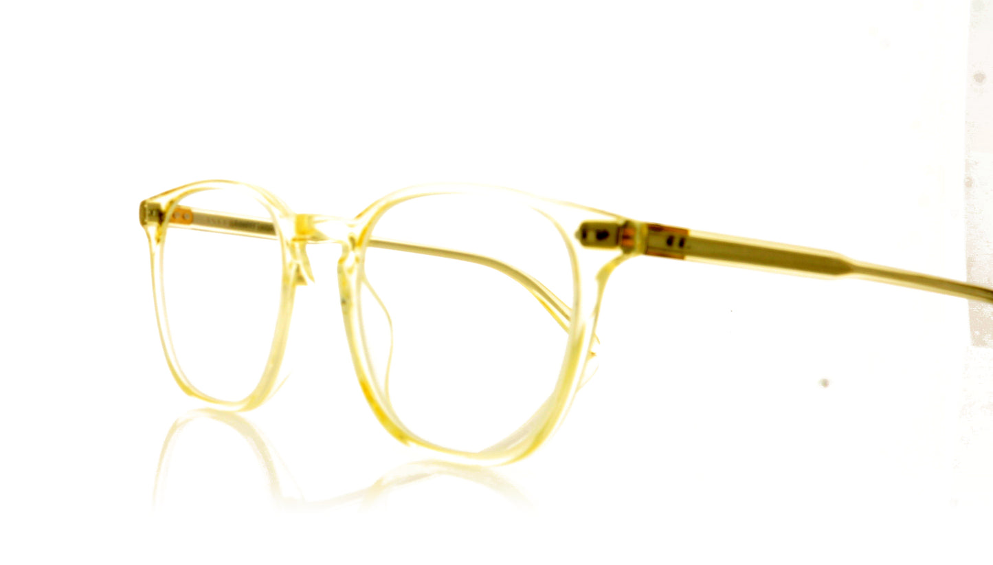 Garrett Leight Clark 1049 PG Pure Glass Glasses - Angle