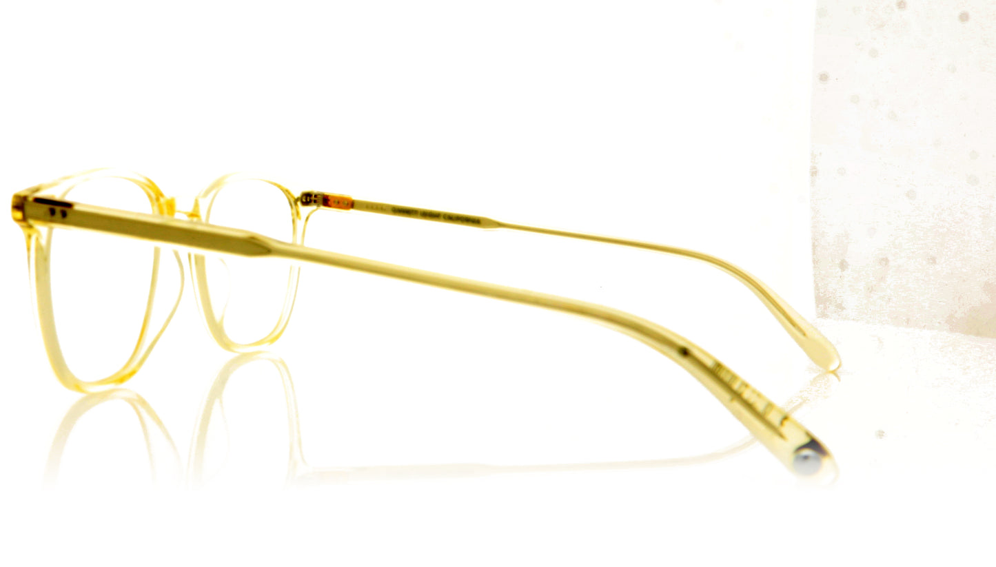 Garrett Leight Clark 1049 PG Pure Glass Glasses - Side