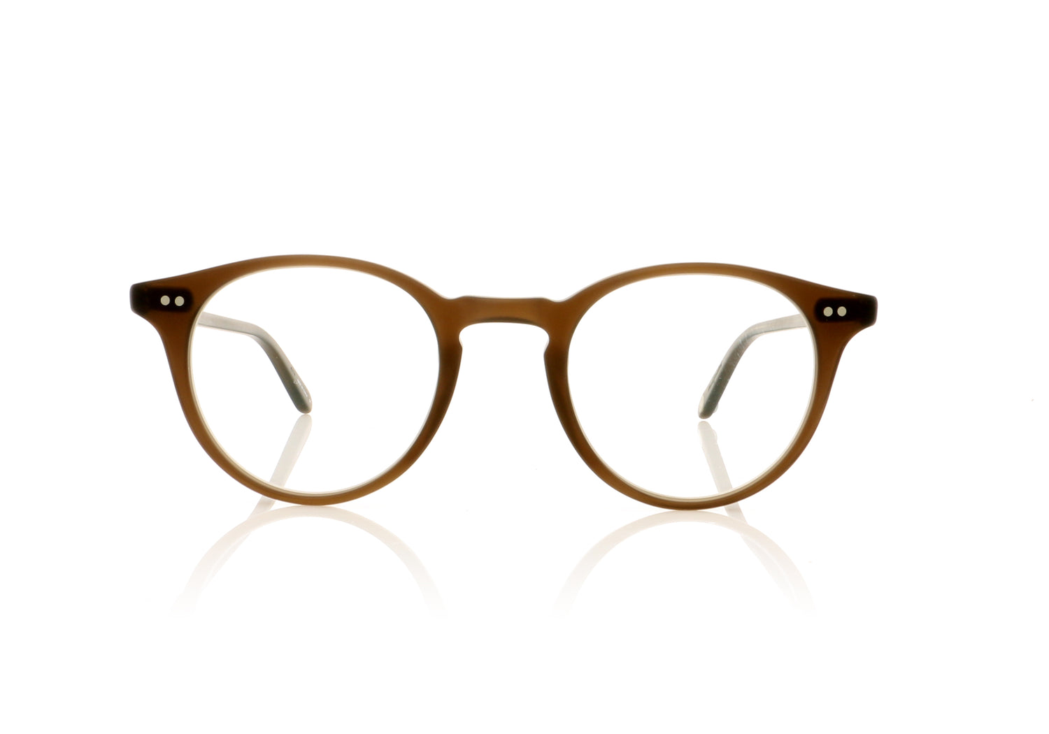 Garrett Leight Clune MESP Matte Espresso Glasses - Front