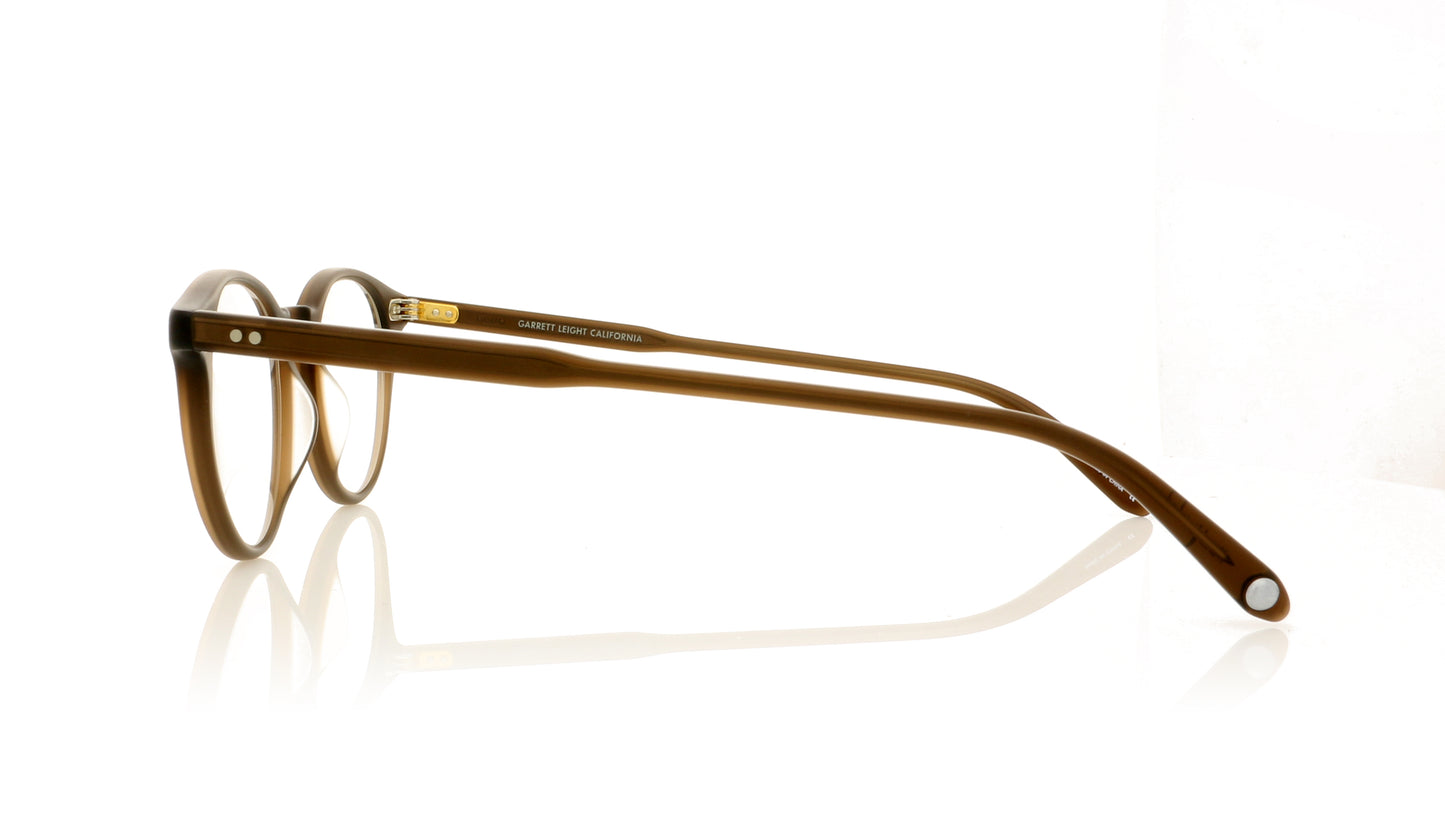 Garrett Leight Clune MESP Matte Espresso Glasses - Side