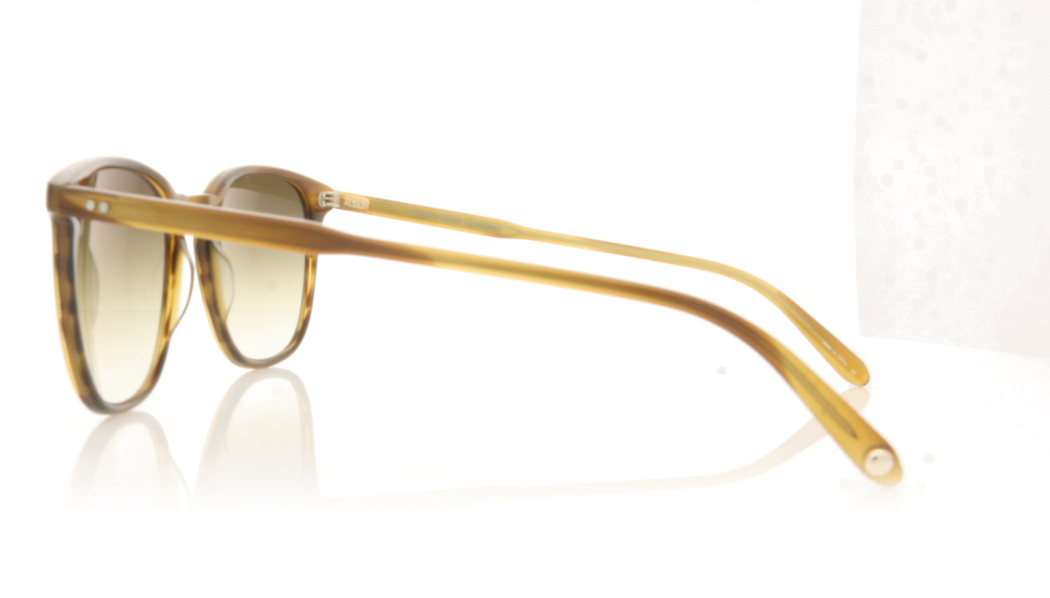 Garrett Leight Doreen SDT-OG Saddle Tortoise Sunglasses - Side