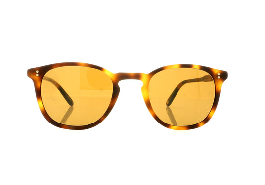 Garrett Leight Kinney MCSBRN/SFPCOF Matte Classic Brown Sunglasses - Front