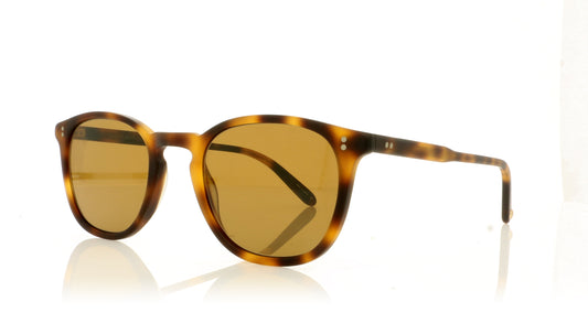 Garrett Leight Kinney MCSBRN/SFPCOF Matte Classic Brown Sunglasses - Angle
