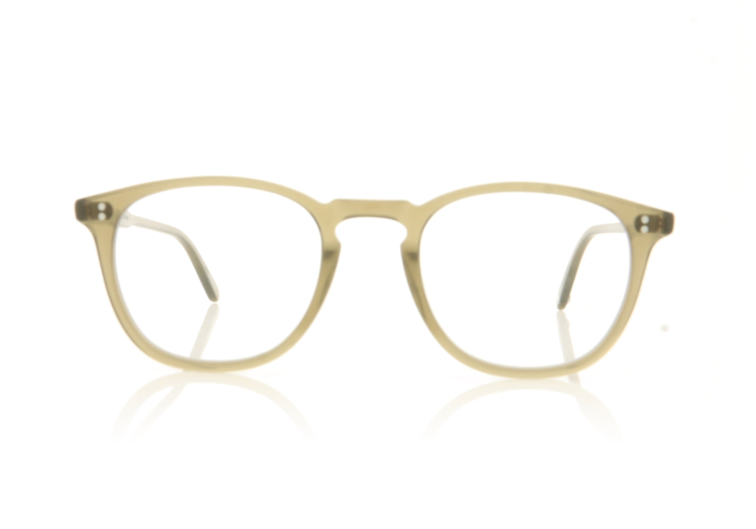 Garrett Leight Kinney OLIO Brown Glasses - Front