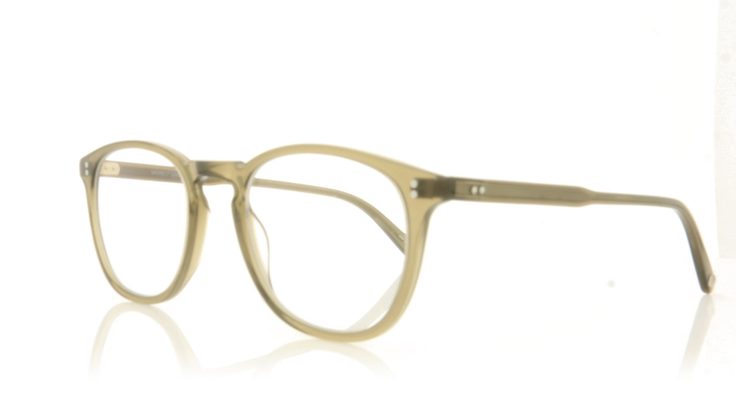 Garrett Leight Kinney OLIO Brown Glasses - Angle