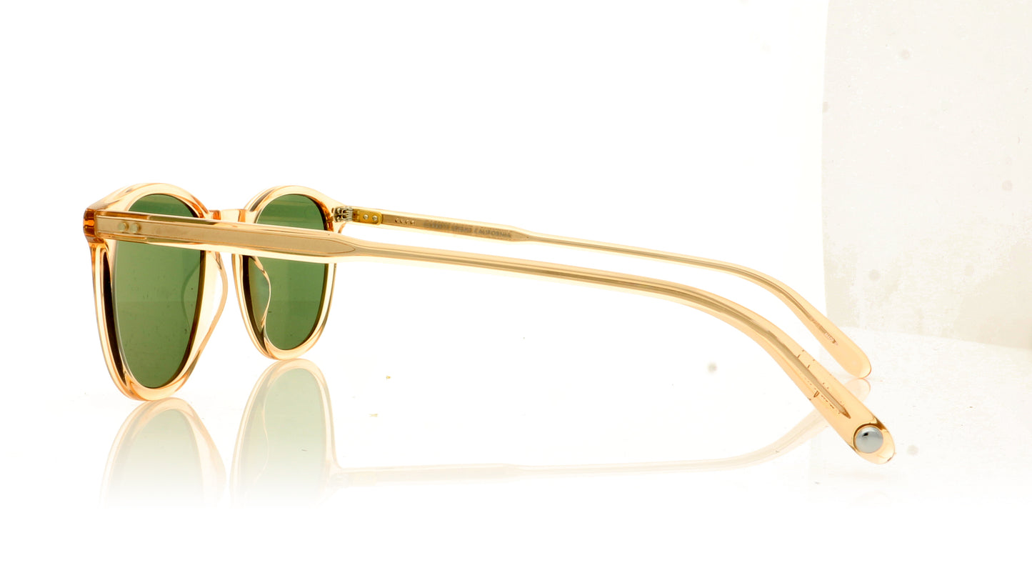Garrett Leight Kinney PCY/G15 Pink Crystal Sunglasses - Side