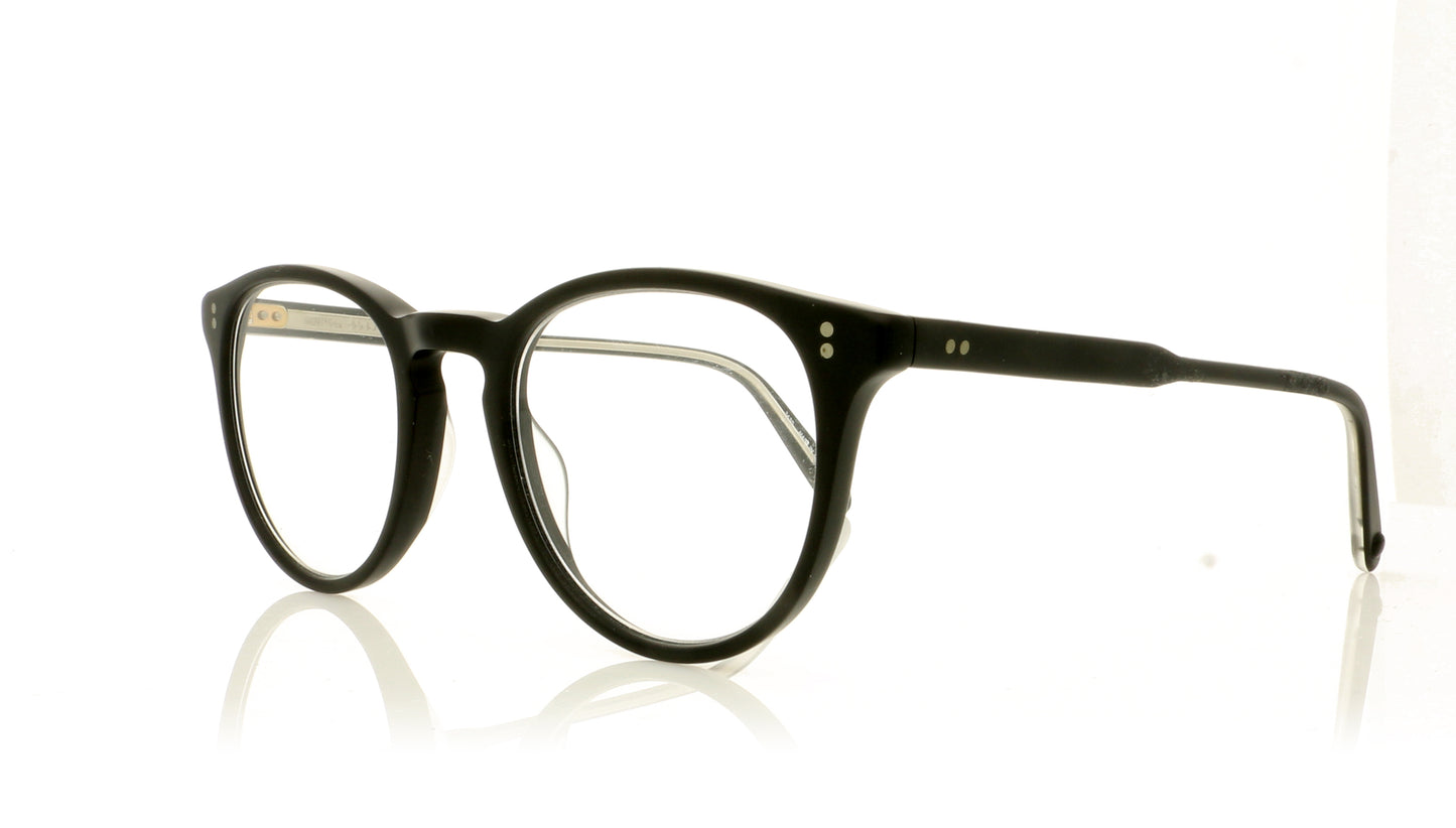 Garrett Leight Milwood MBK Black Glasses - Angle