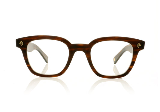 Garrett Leight Naples MBRT Matte Brandy Tortoise Glasses - Front