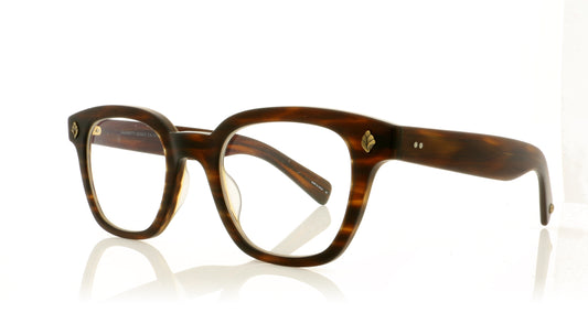 Garrett Leight Naples MBRT Matte Brandy Tortoise Glasses - Angle