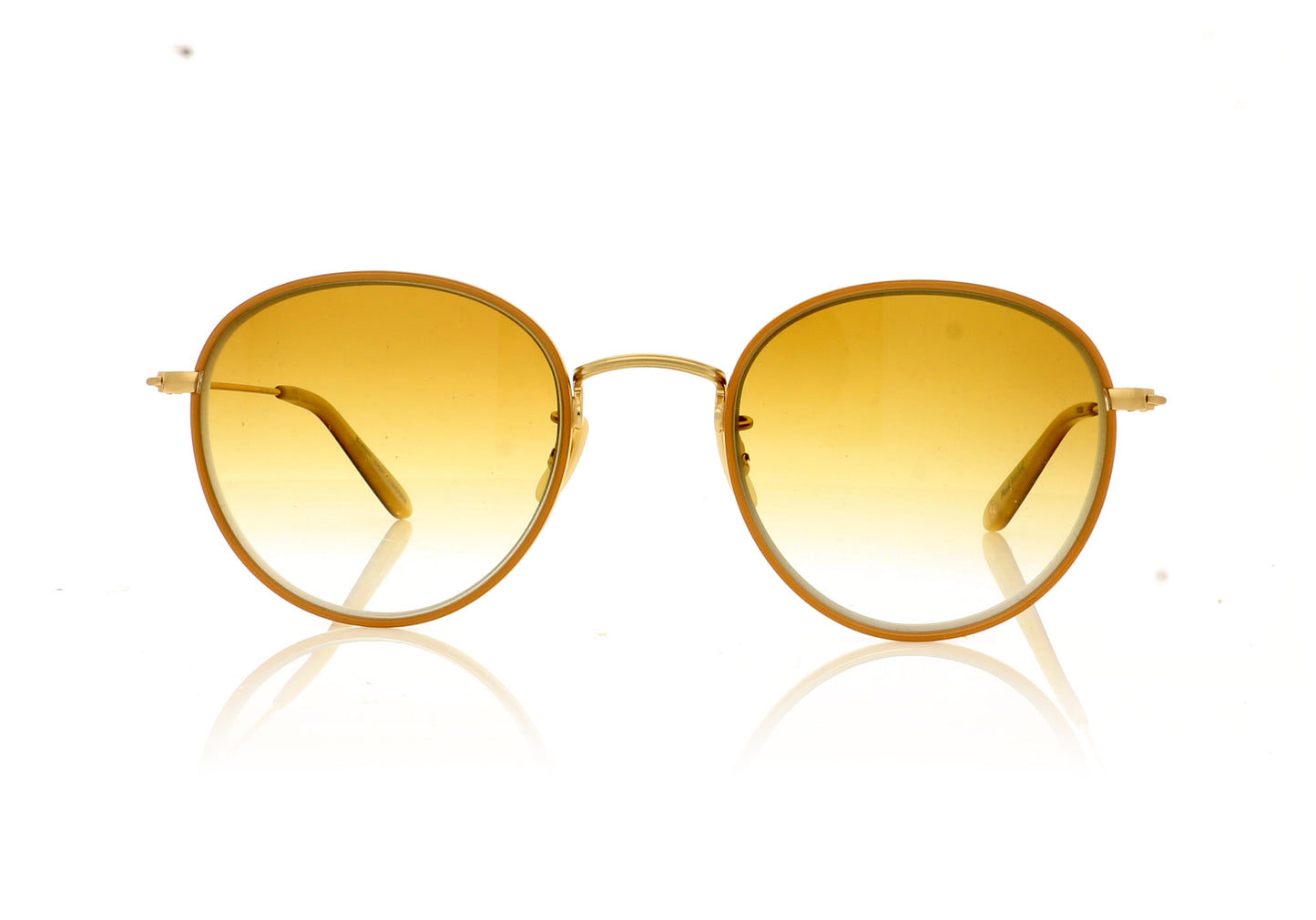Garrett Leight Paloma CAMG Gold Sunglasses - Front