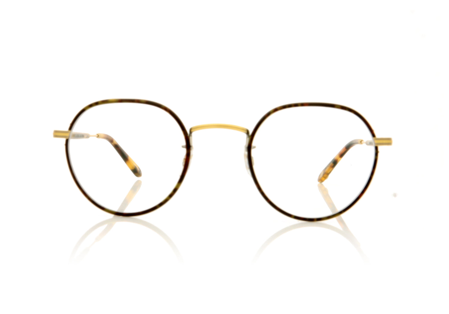 Garrett Leight Robson 3056 BBT-ATG-MDKT Bourbon Tortoise Glasses - Front