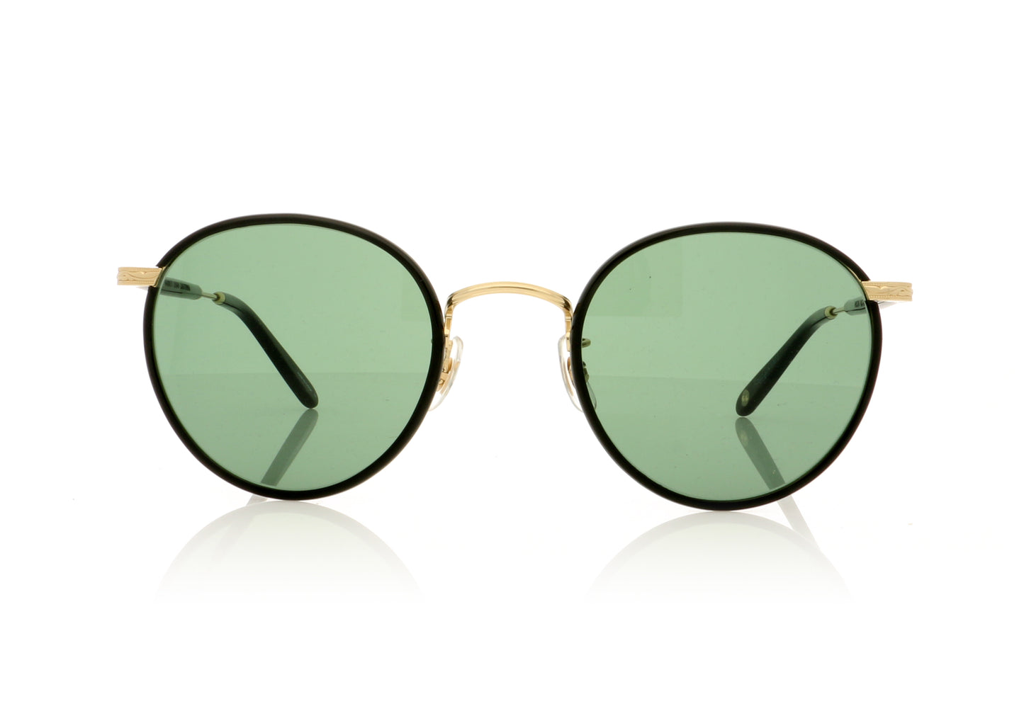 Garrett Leight Wilson BKG-BK/SFPG15 Black Sunglasses - Front