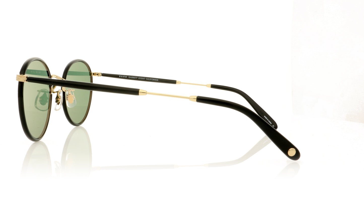 Garrett Leight Wilson BKG-BK/SFPG15 Black Sunglasses - Side