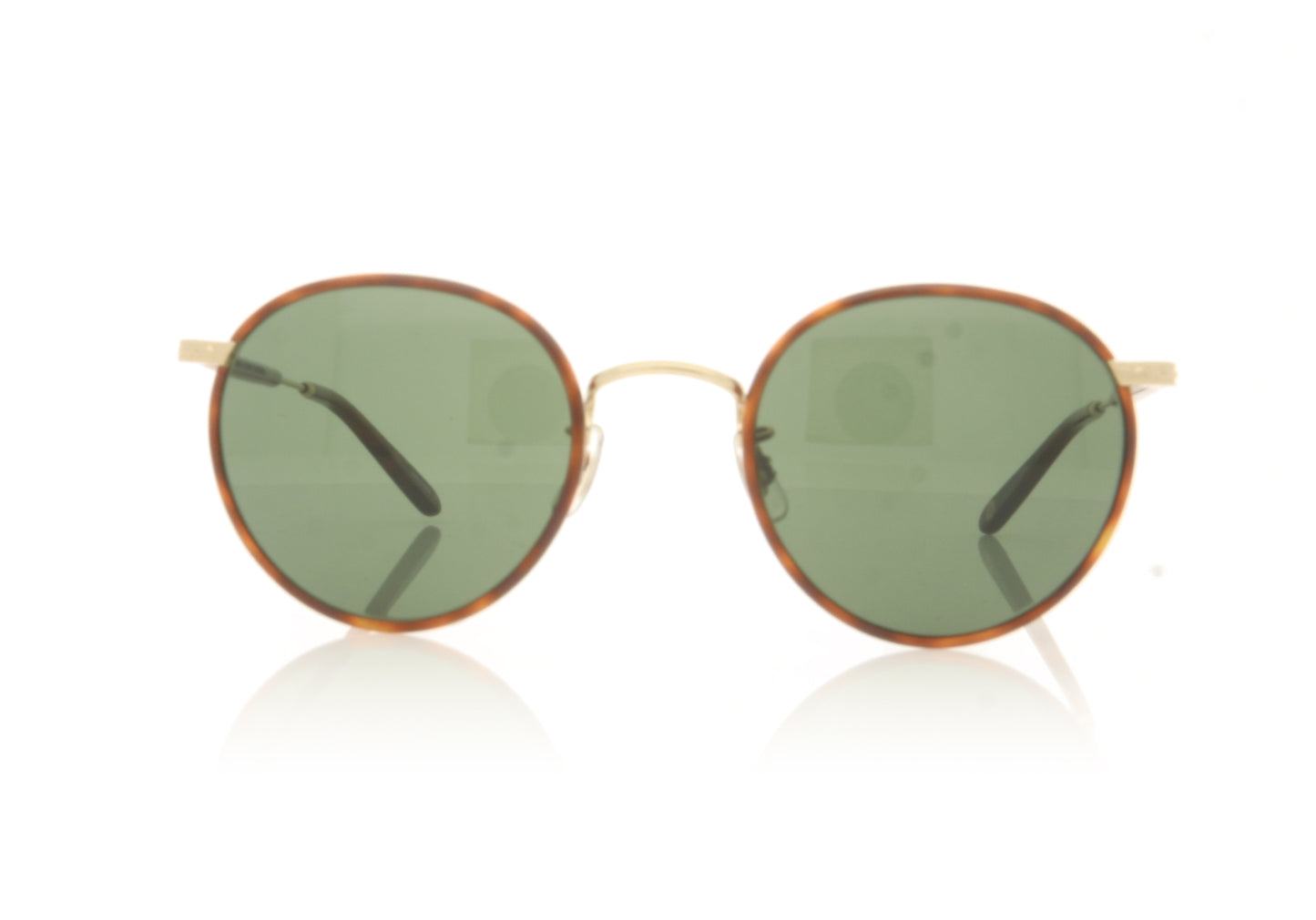 Garrett Leight Wilson 4003 BT-G-DHT/PG15 Butterscotch Tortoise Sunglasses - Front