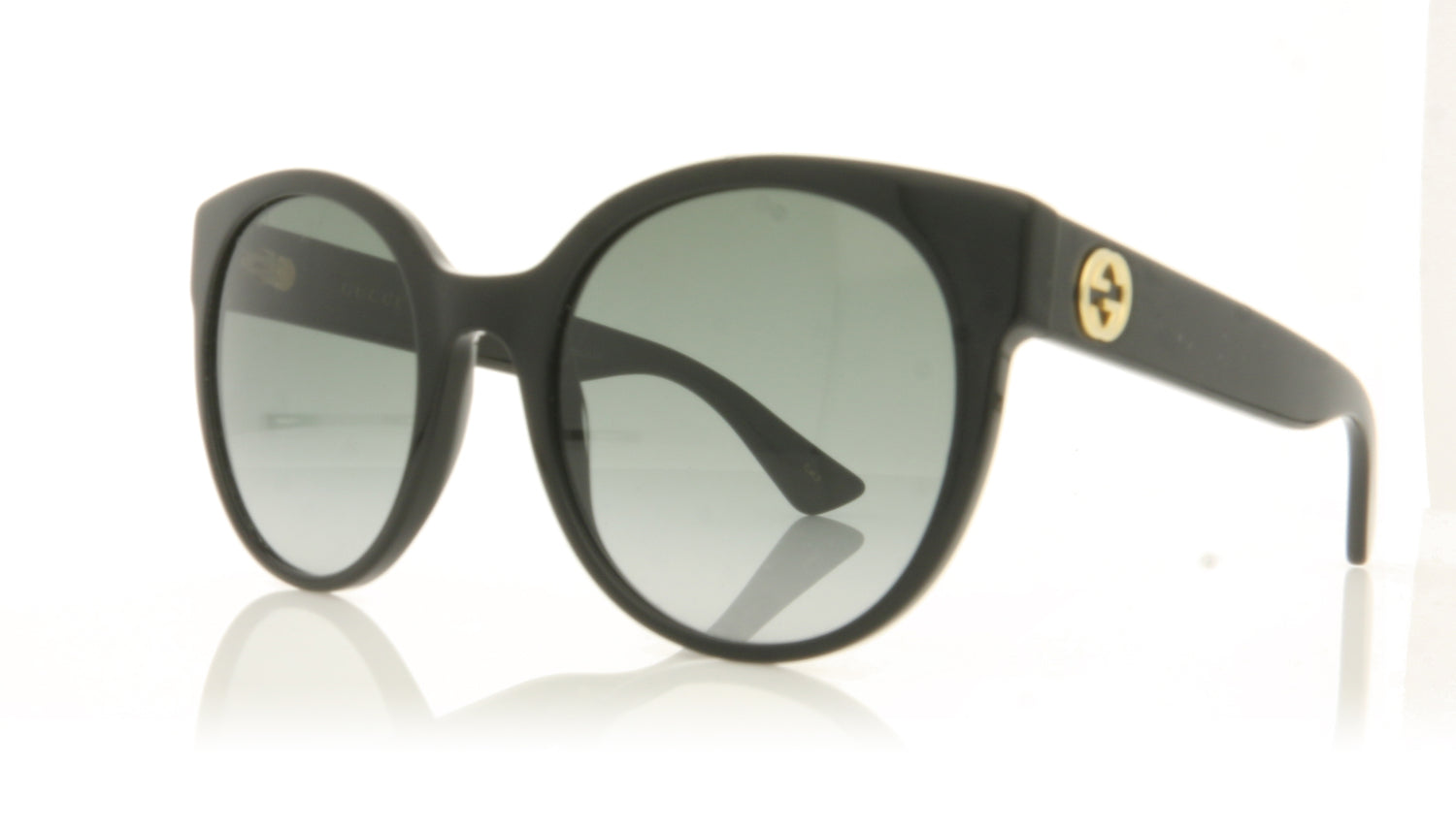 Gucci GG0035S 1 Black Sunglasses - Angle