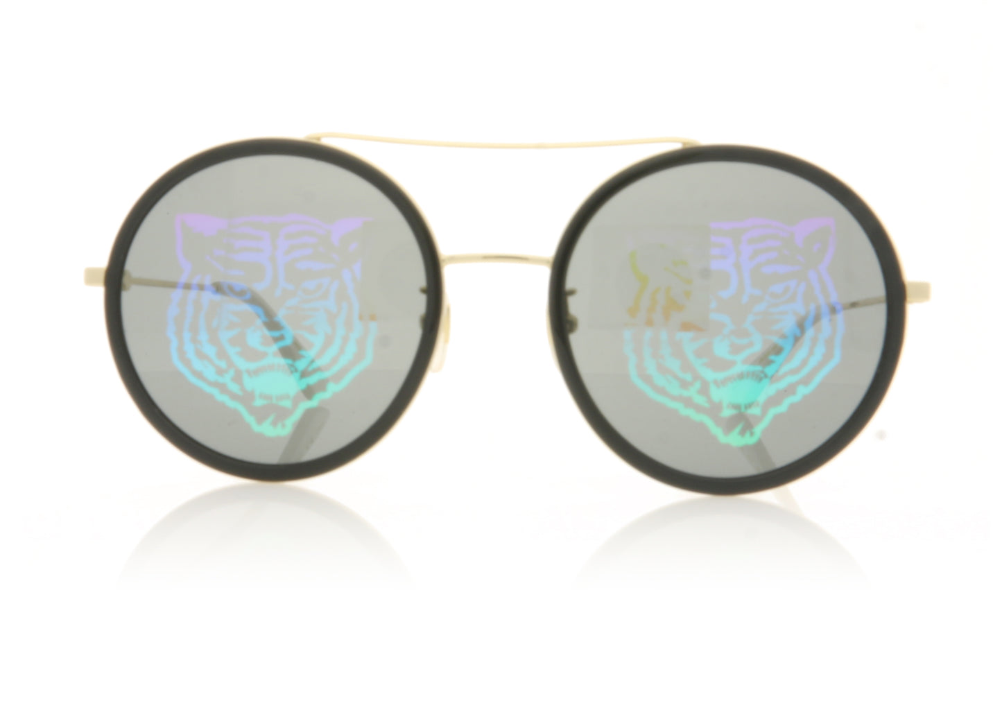 Gucci GG0061S 14 Gold Sunglasses - Front