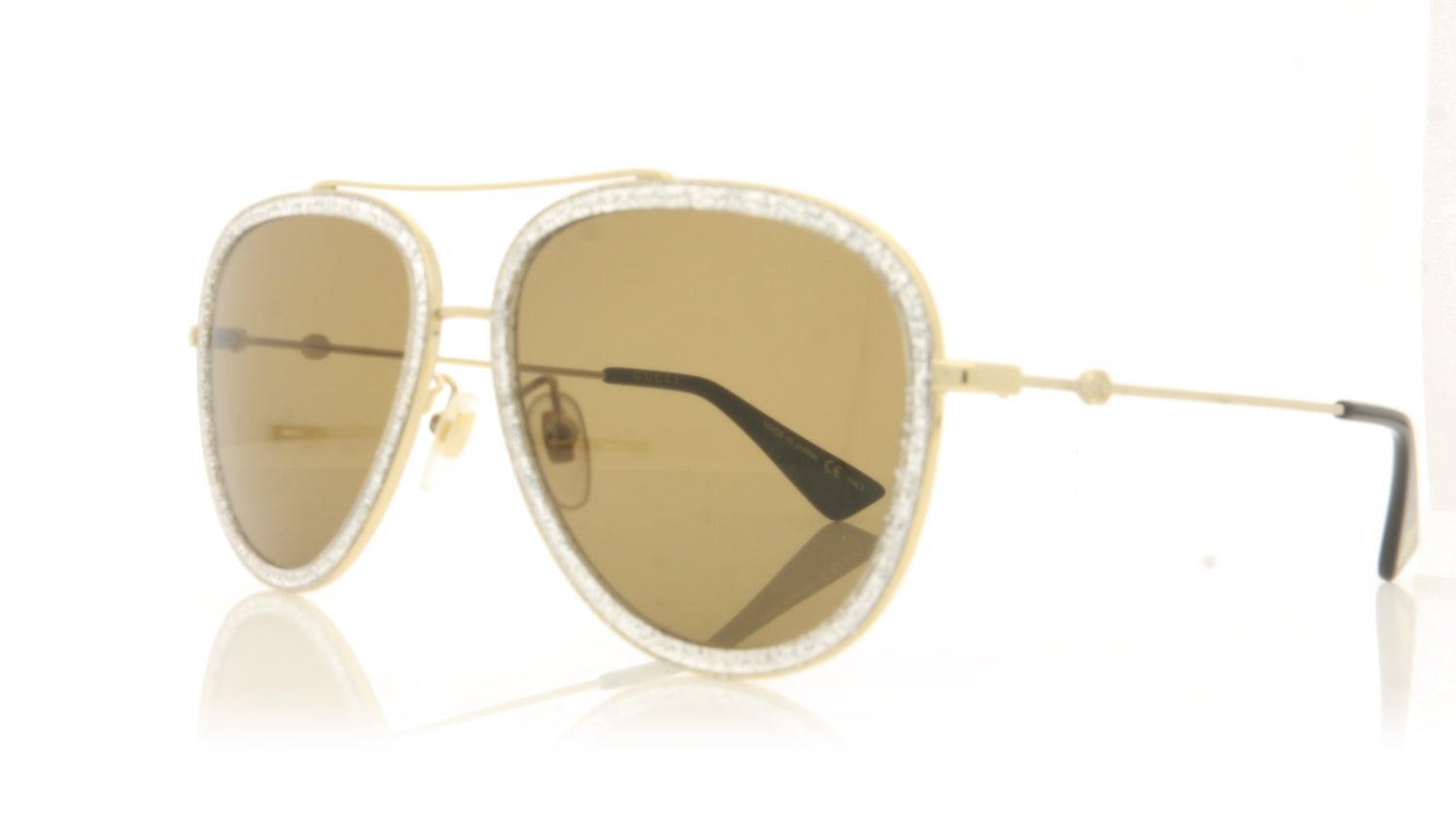 Gucci GG0062S 4 Gold Sunglasses - Angle