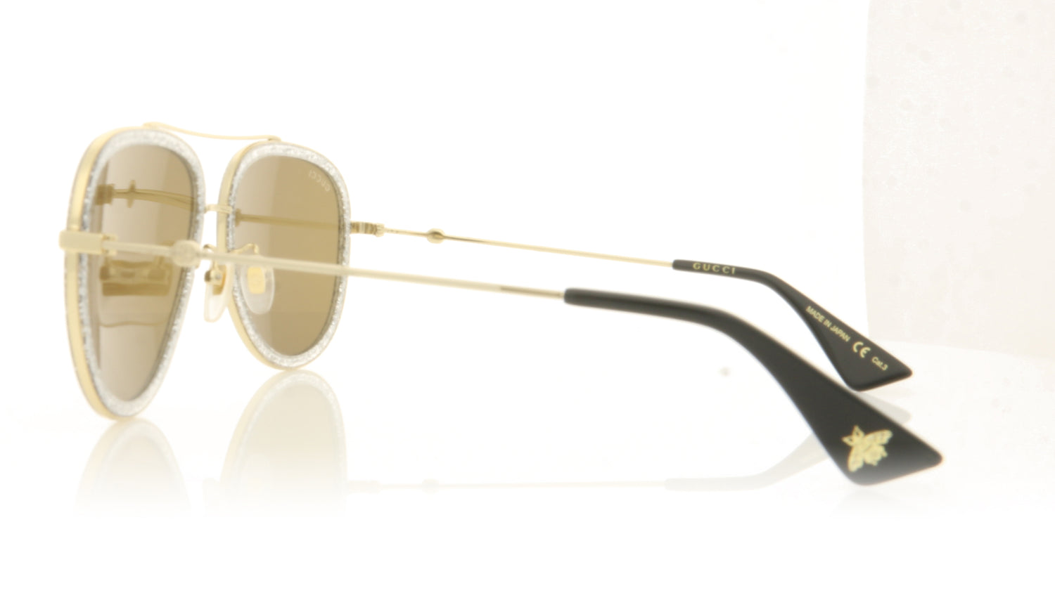 Gucci GG0062S 4 Gold Sunglasses - Side