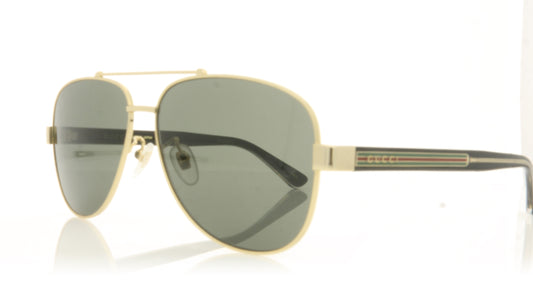 Gucci GG0528S 1 Gold Sunglasses - Angle