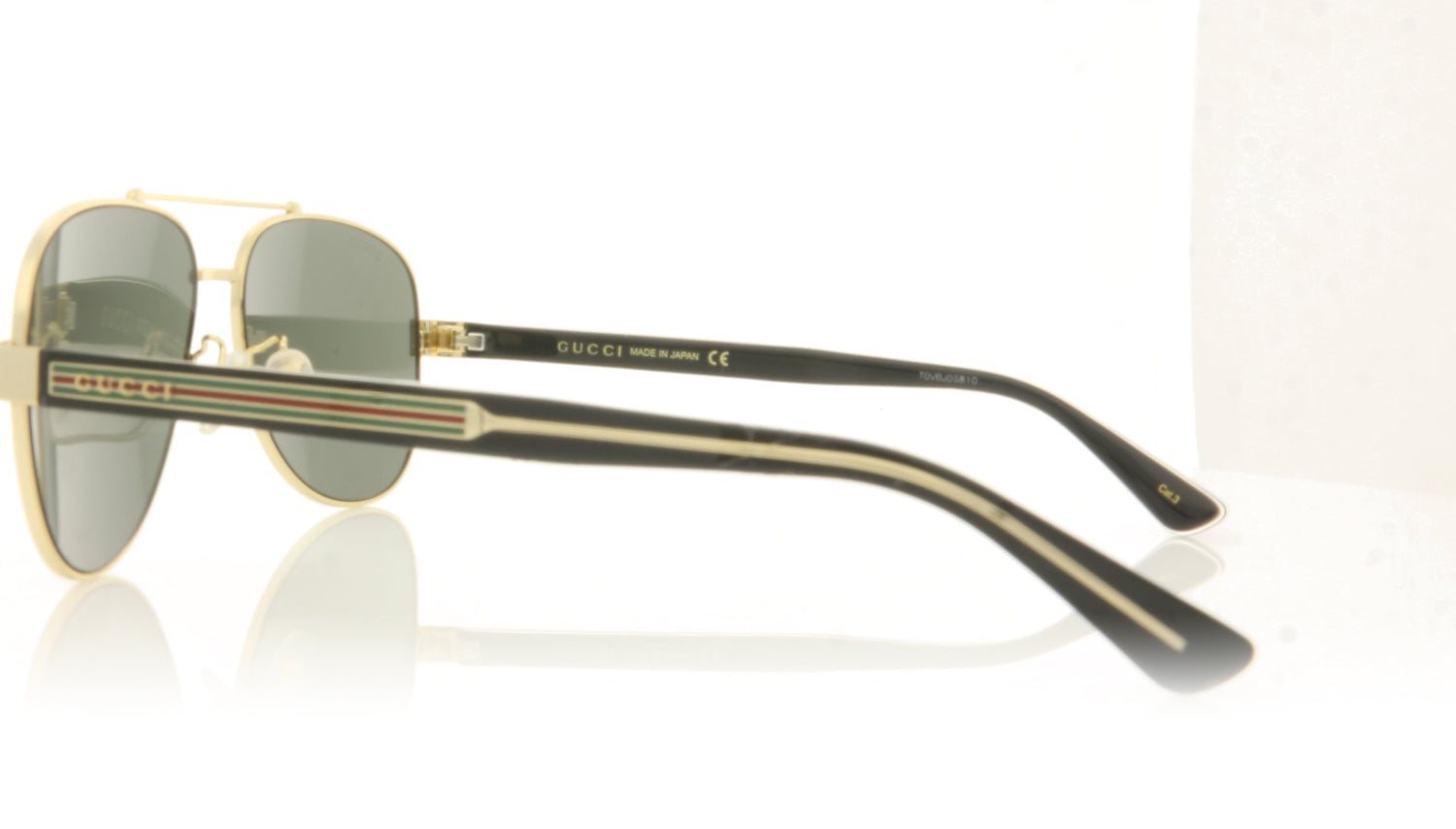 Gucci GG0528S 1 Gold Sunglasses - Side