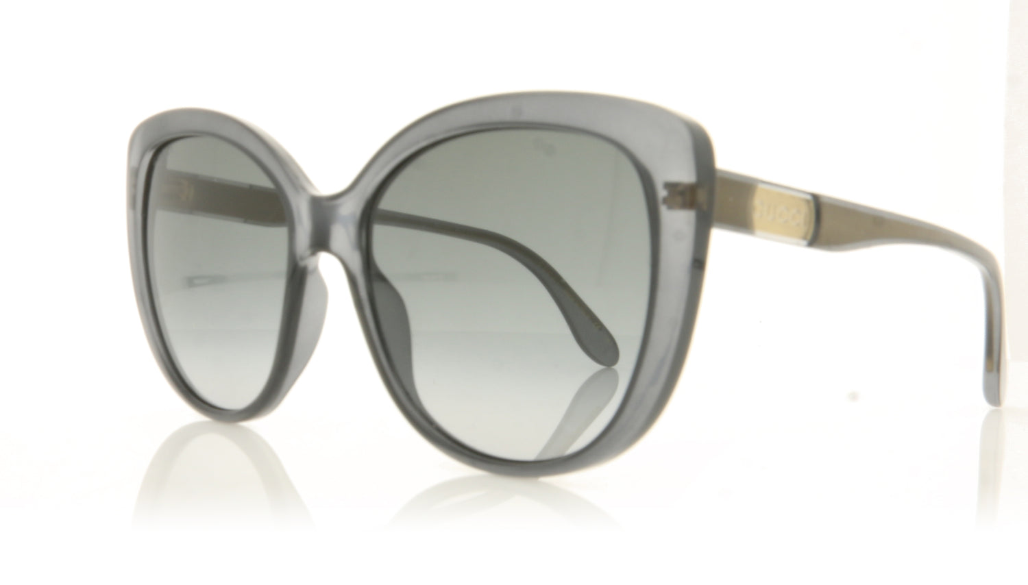 Gucci GG0789S 1 Grey Sunglasses - Angle
