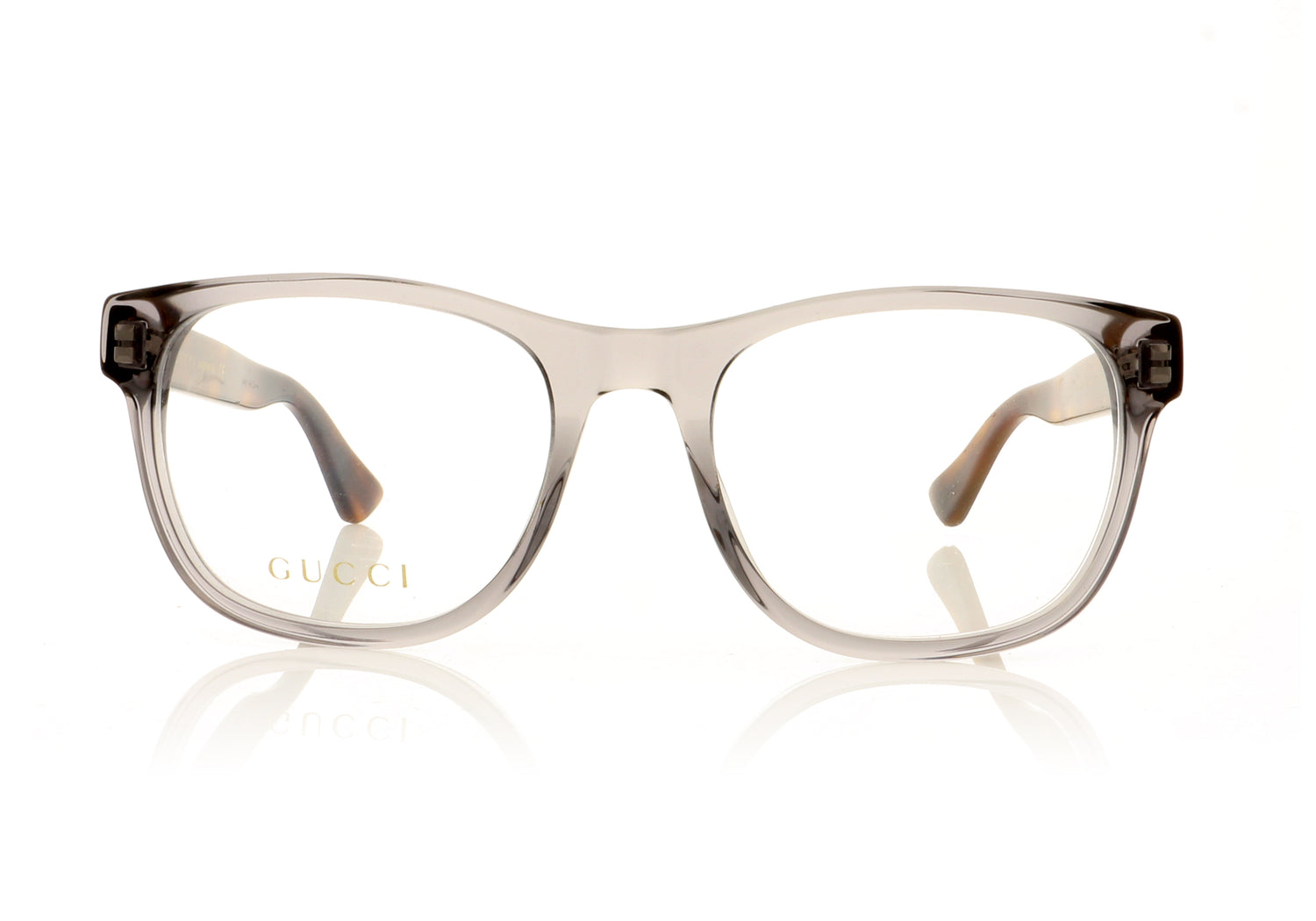 Gucci GG0004O 4 Smoked Grey Glasses - Front