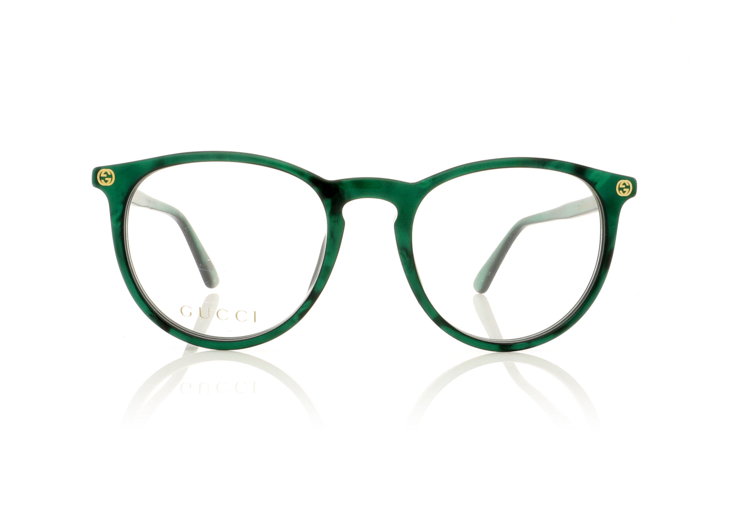 Gucci GG0027O 6 Green Glasses - Front