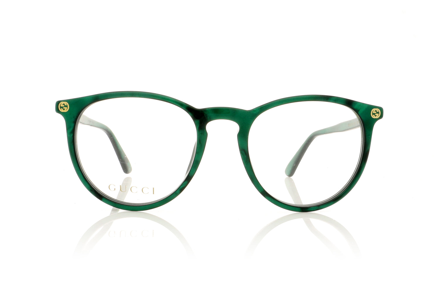 Gucci GG0027O 6 Green Glasses - Front