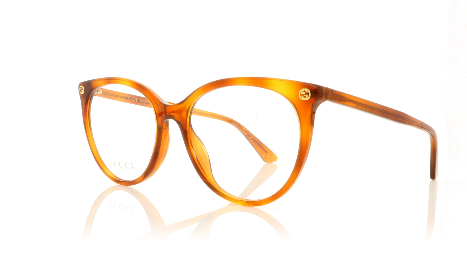 Gucci GG0093O 3 Havava Transparent Glasses - Angle