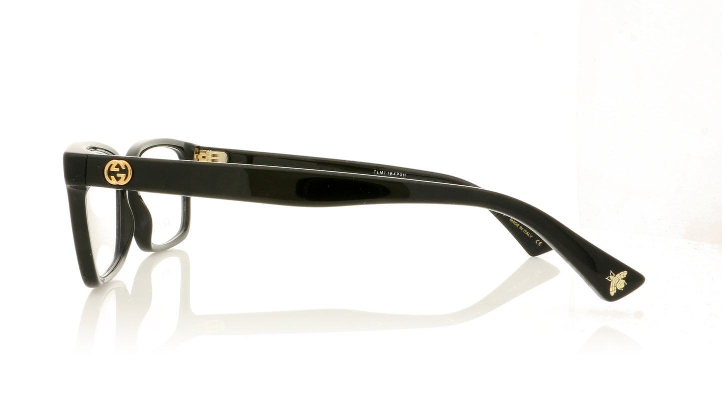 Gucci GG0168O 5 Black Glasses - Side