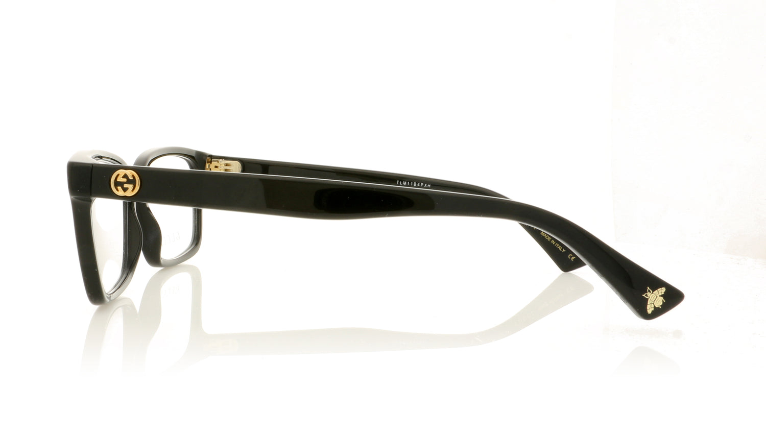 Gucci GG0168O 5 Black Glasses - Side
