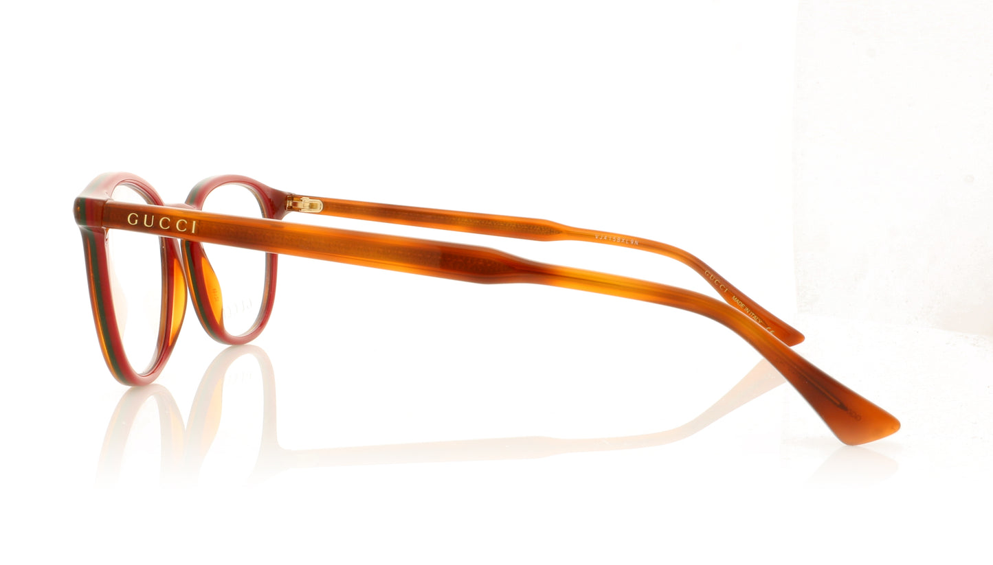 Gucci GG0187O 8 Brown Glasses - Side