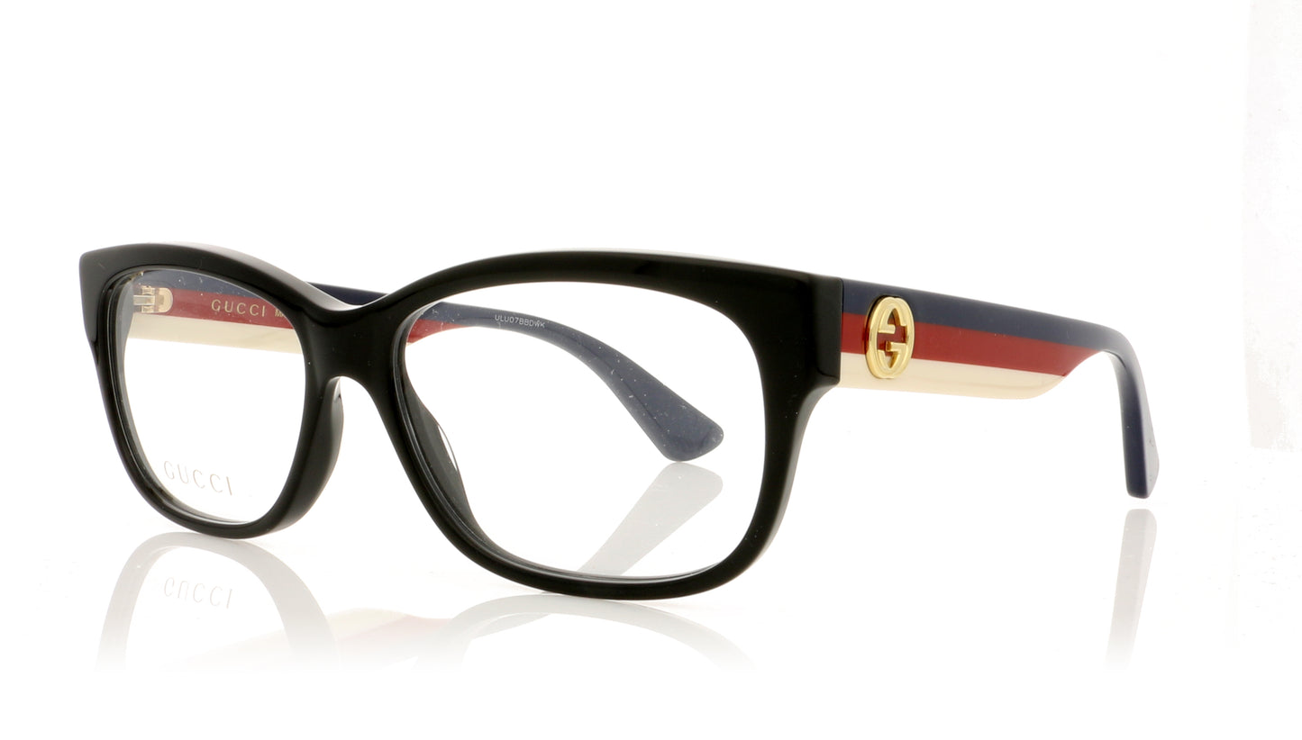 Gucci GG0278O 5 Blue Glasses - Angle