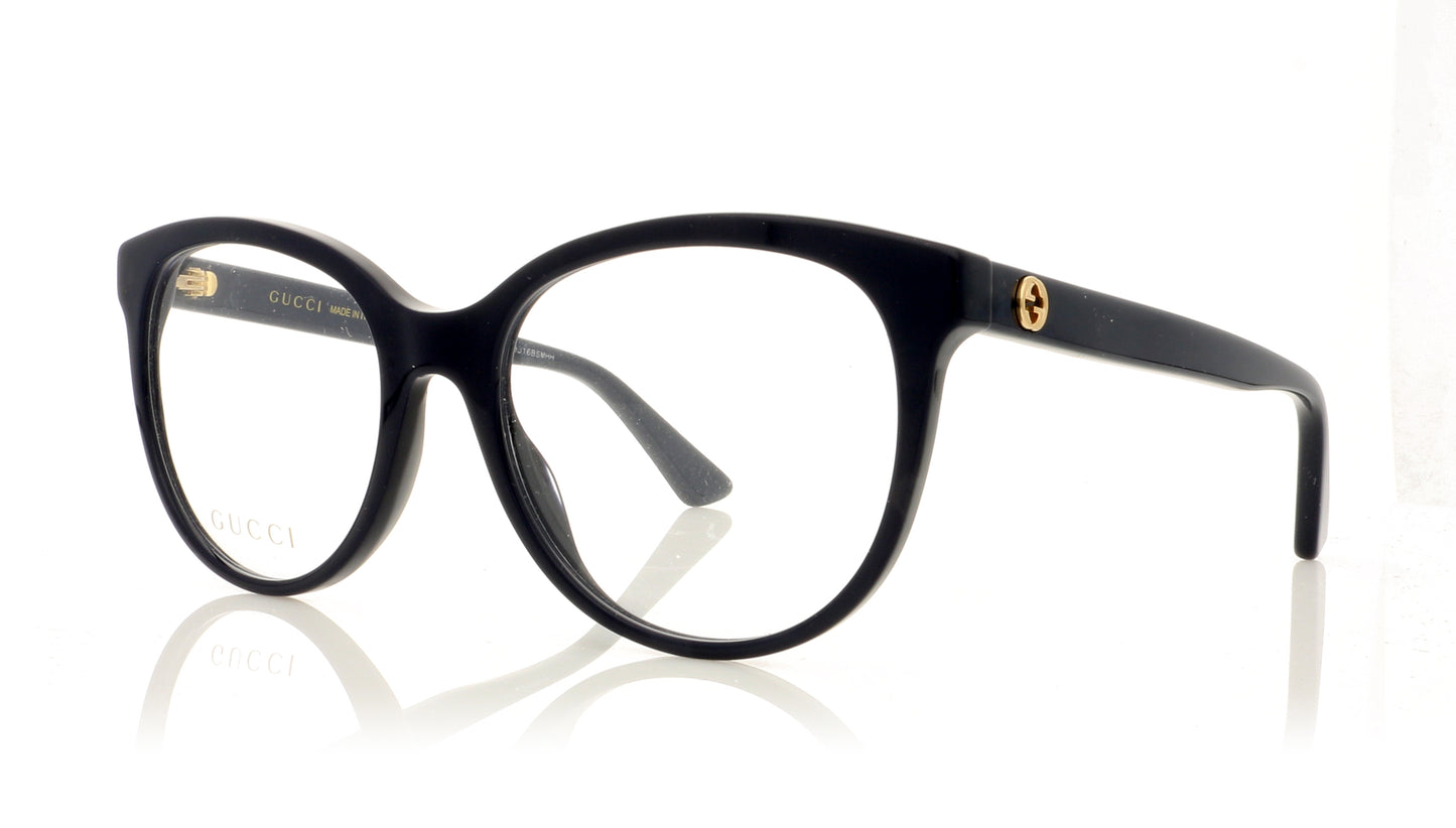 Gucci GG0329O 8 Blue Glasses - Angle