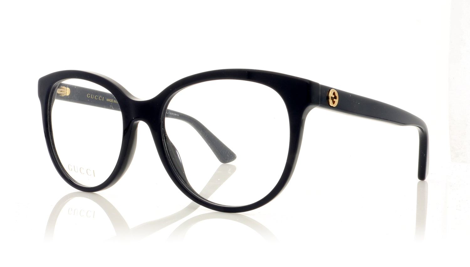 Gucci GG0329O 8 Blue Glasses - Angle