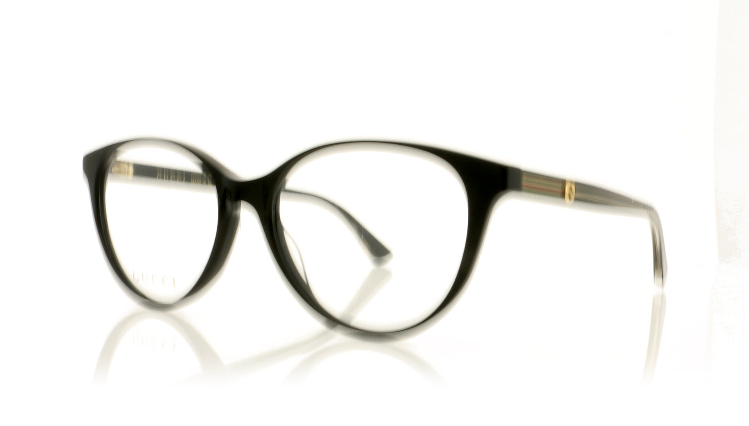 Gucci GG0379O 1 Black Glasses - Angle