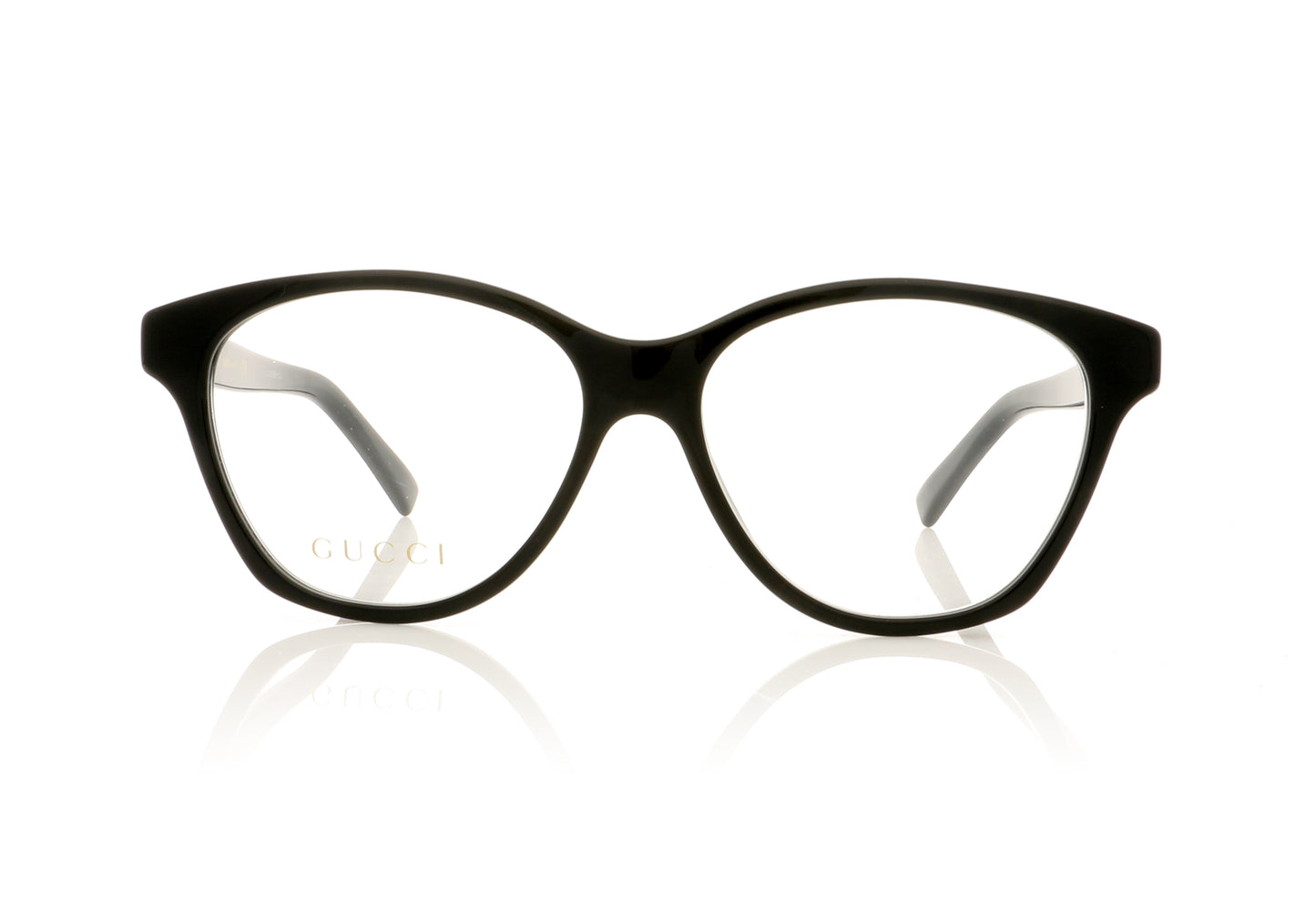 Gucci GG0456O 1 Black Gold Glasses - Front